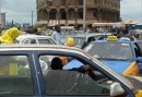 Trångt på taxiplatsen i Tamale