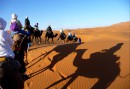 På kamelrygg rätt ut i Erg Chebbi