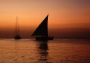 Dhow i skymning