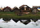 Sjöbodar vid Arabiska havet
