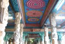 Inne i Meenakshi templet, Madurai