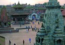 Utsikt från vårt hotell i Bhaktapur