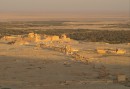 Palmyra sett från den arabiska borgen på berget ovanför
