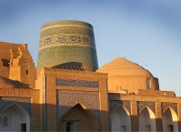Solnedgång över Khiva