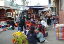 Den världsberömda marknaden i Otavalo