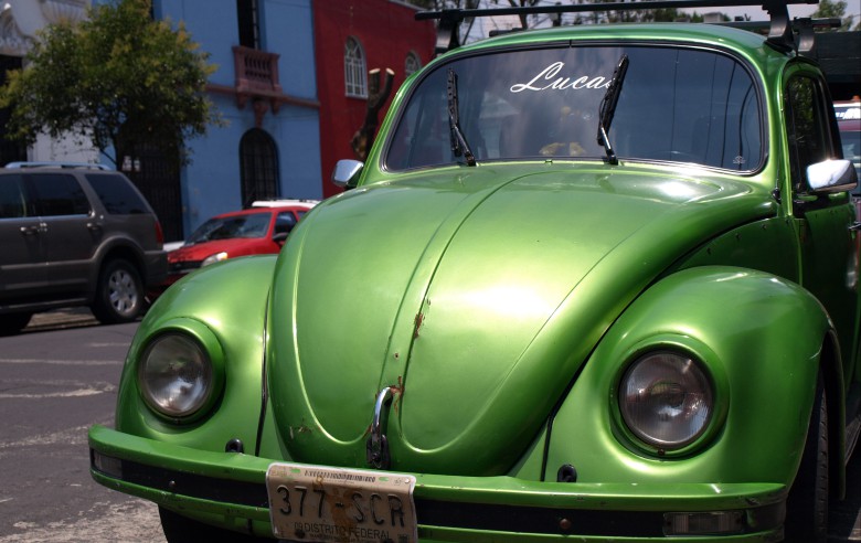 I Mexico City är många taxibilar fortfarande bubblor