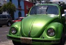 I Mexico City är många taxibilar fortfarande bubblor
