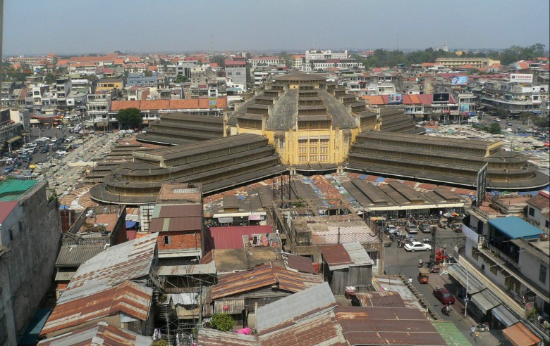 Marknaden i Phnom Penh