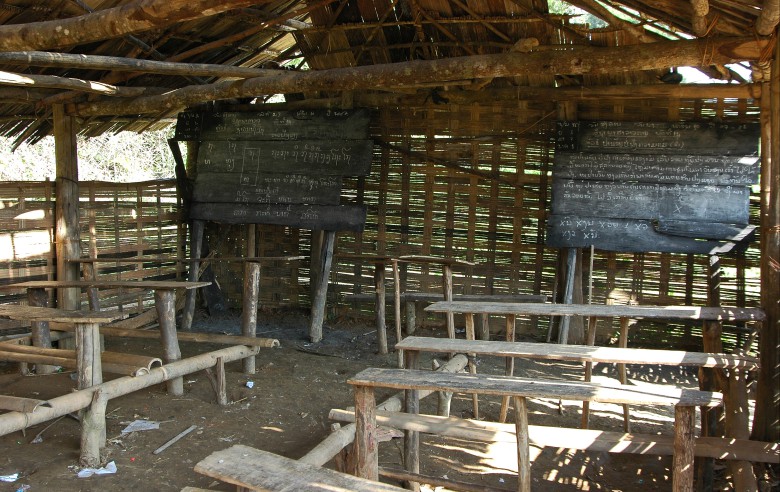 Class room in village school