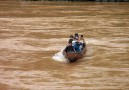 Crossing Nam Ou after the monsoon