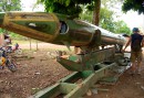 SAM-missile along the Ho ChiMinh Trail