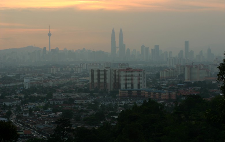 Kuala Lumour early in the morning
