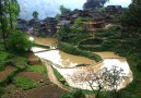 A village during the trek in China