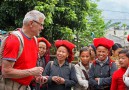 Anders Ostlin in a meeting with Red Dai in Sapa