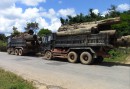 Timmertransport, Laos