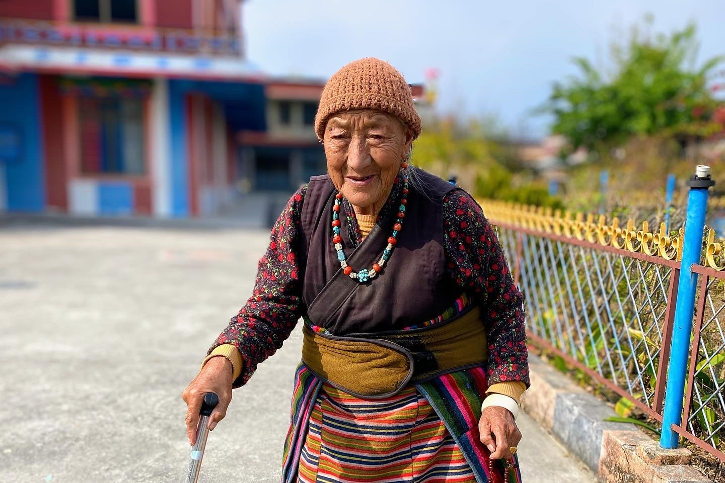 Du besöker tibetanska bosättningar utanför Pokhara