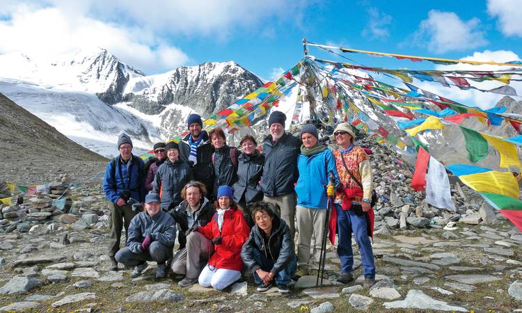 Gruppen som gjorde vandringen 2010