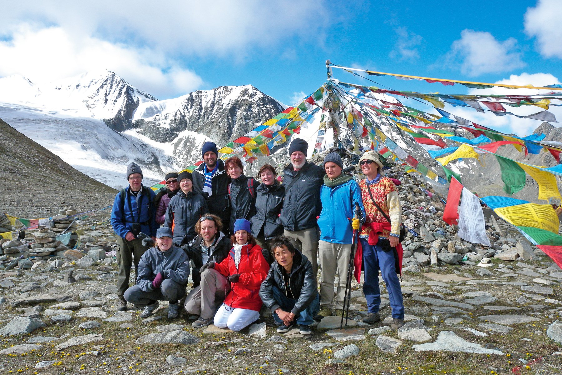 Gruppen som gjorde vandringen 2010