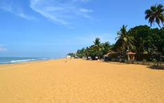 Vackra stränder i Negombo