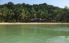 En av stränderna på ön Hai Tac