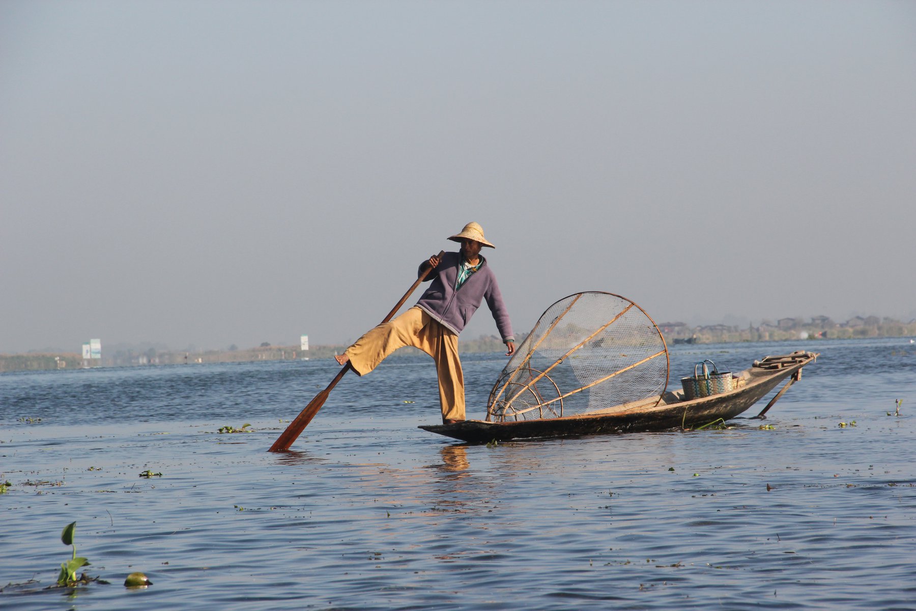 Fiskare på Inle Lake