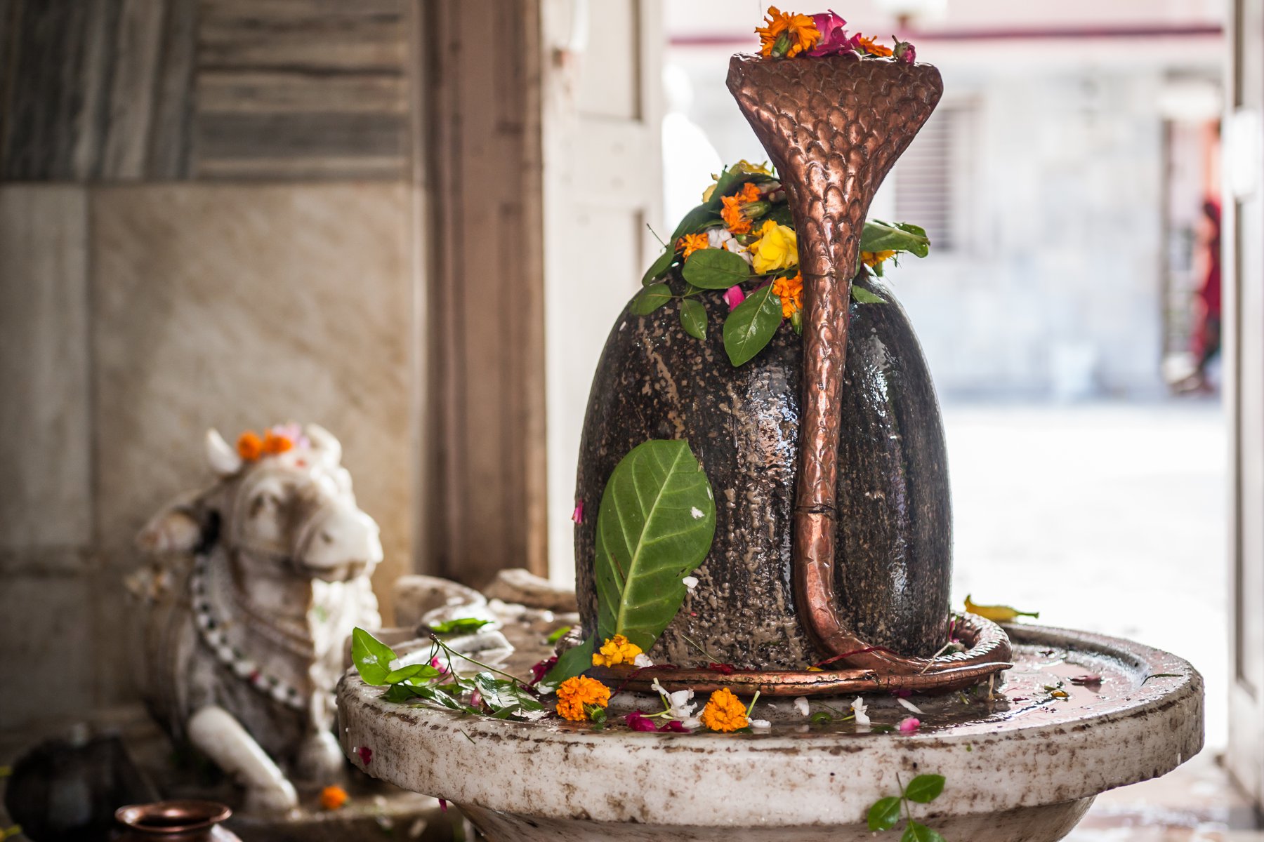 Shiva lingam i Rishikesh