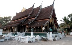 Ett av många tempel i Luang Prabang