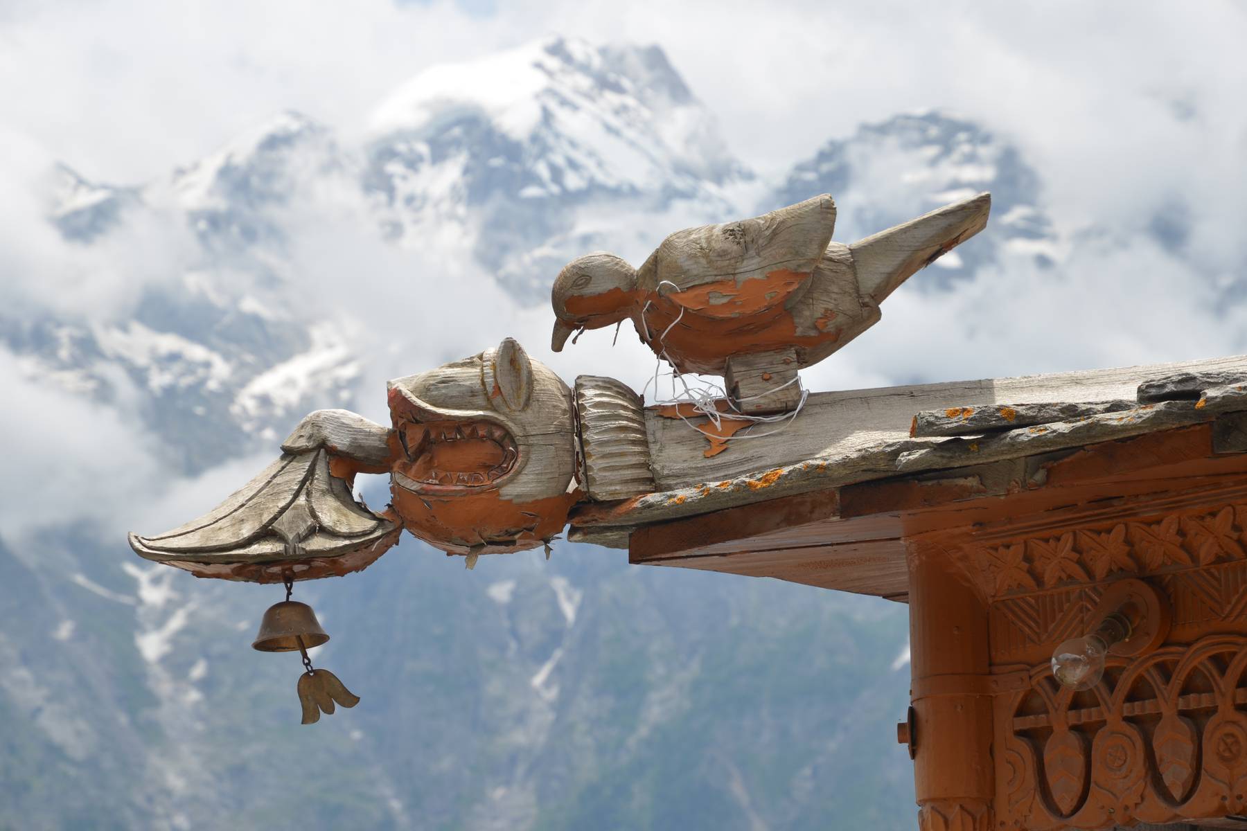 I Kinnaur är det mesta byggt i trä