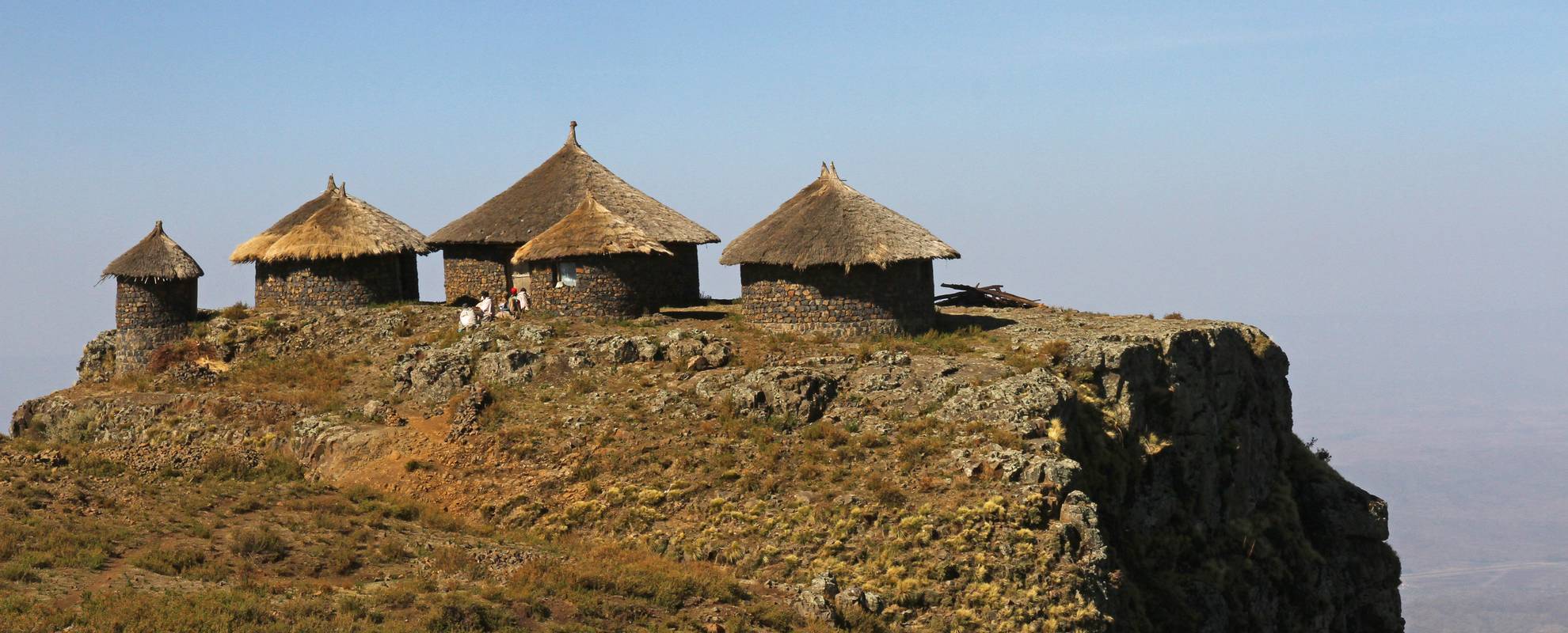 Här bor du! Community house ovanför Lalibela