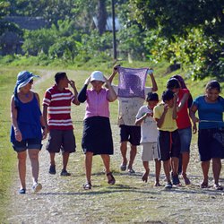 Vandring i mayabyn i Belize