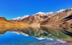 En sista kort vandring till Chandratal sjön