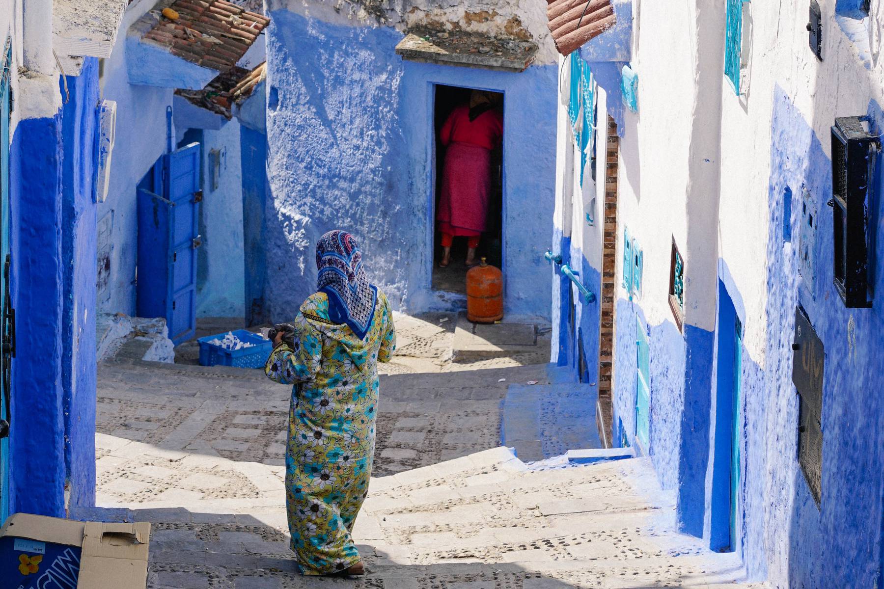 Färgglada Chefchaouen