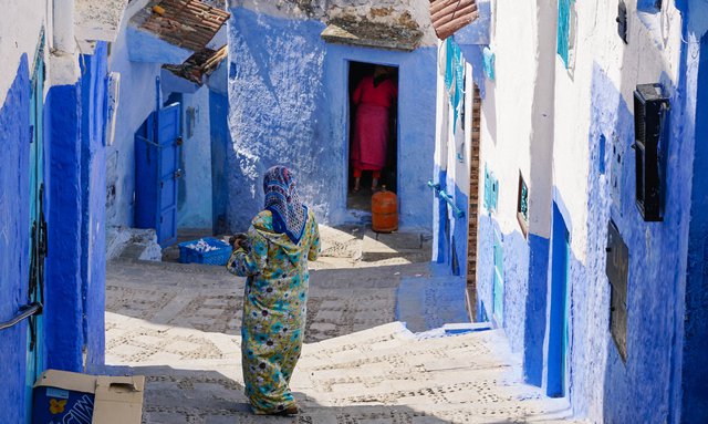 Färgglada Chefchaouen