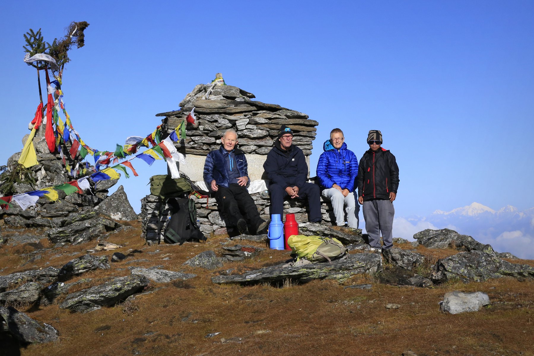 Välbehövlig vila på Pikey Peak