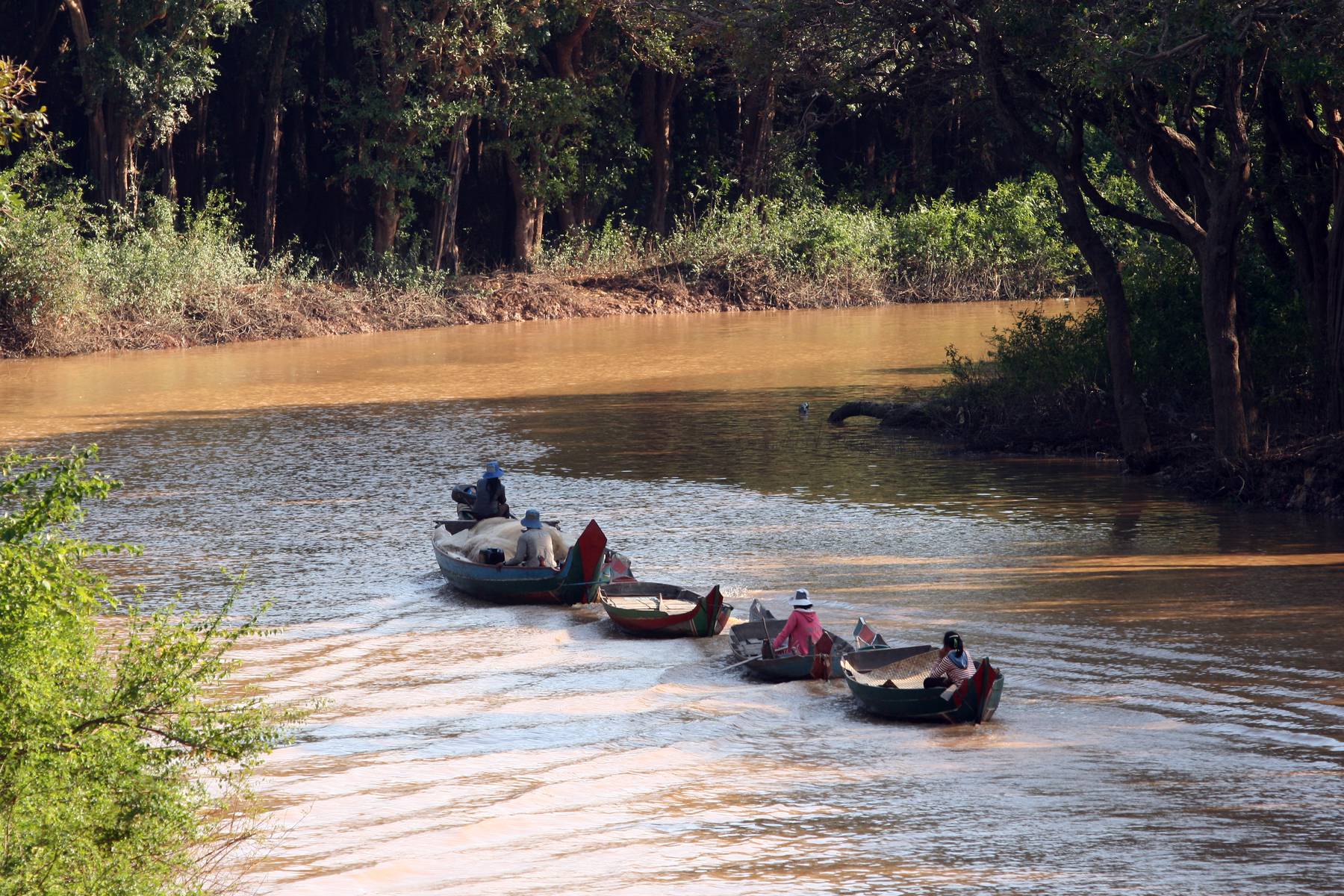 Floden i Kompok Phluk. Foto P-O Widheden