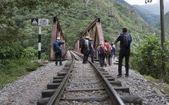Vandring till Aguas Calientes
