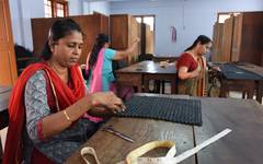Besök på kvinnocooperativ i Kochi