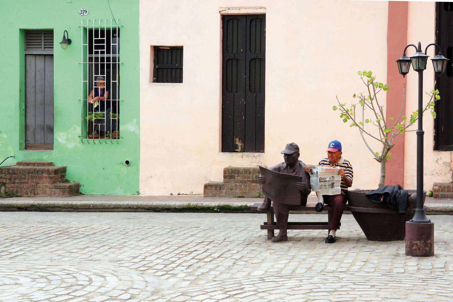 Ett torg i Camagüey