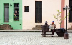 Ett torg i Camagüey