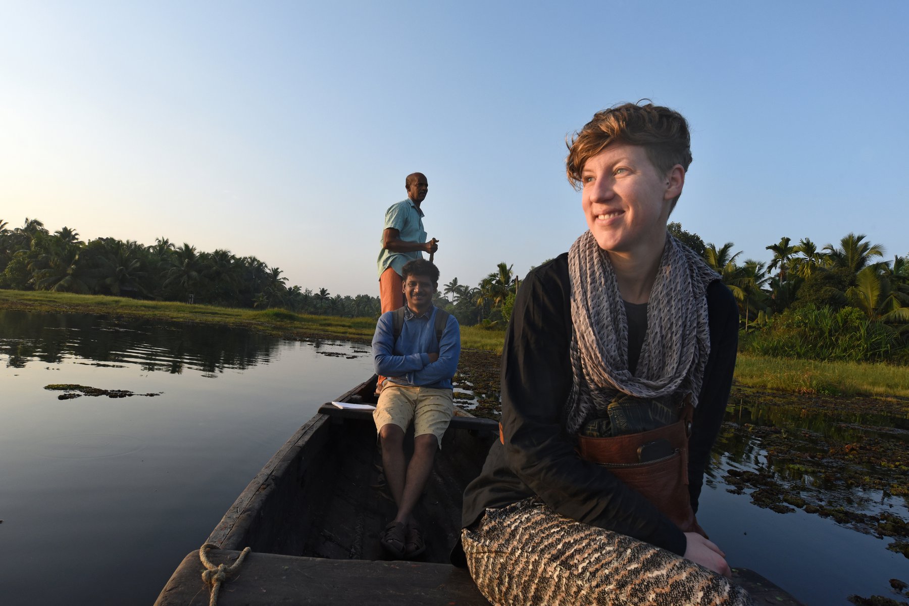 Stilla morgon i backwaters