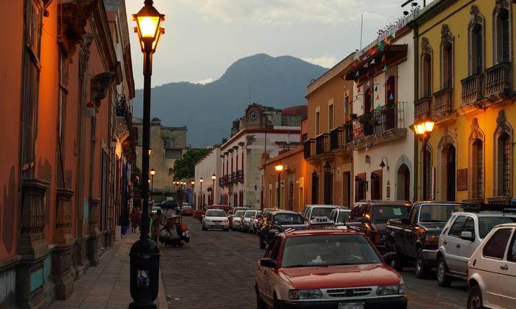 Den vackra kolonialstaden Oaxaca