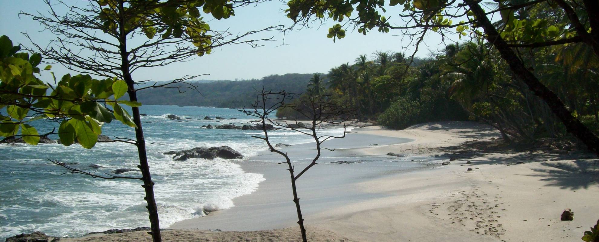 En av Costa Ricas alla vackra stränder