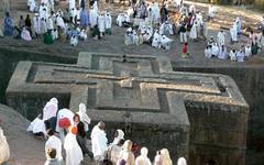 Klippkyrkan i Lalibela. Foto Else Friis