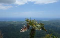 Utsikt från berget El Yunque i Baracoa