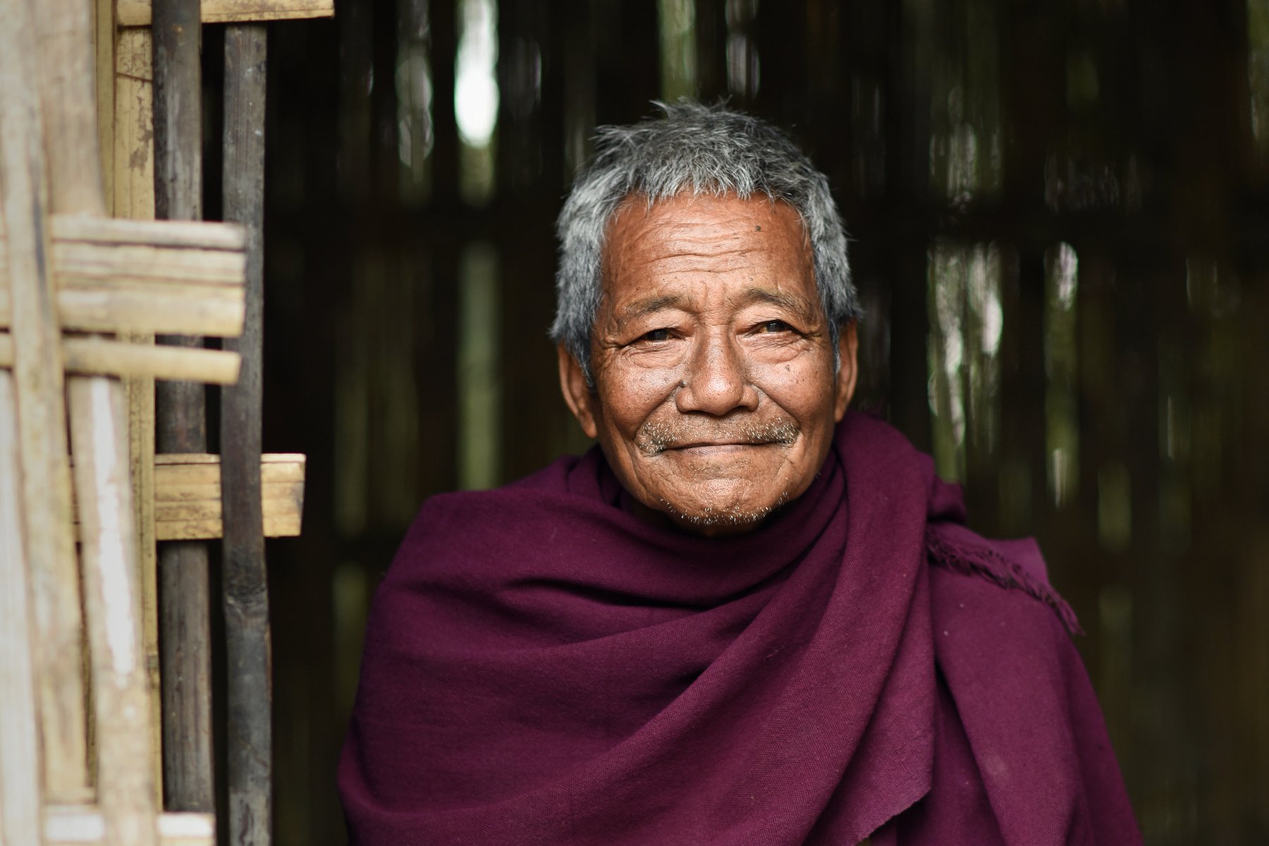 Mishing folket möter du på ön Majuli