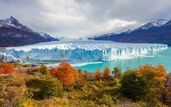Den spektakulära glaciären Perito Moreno