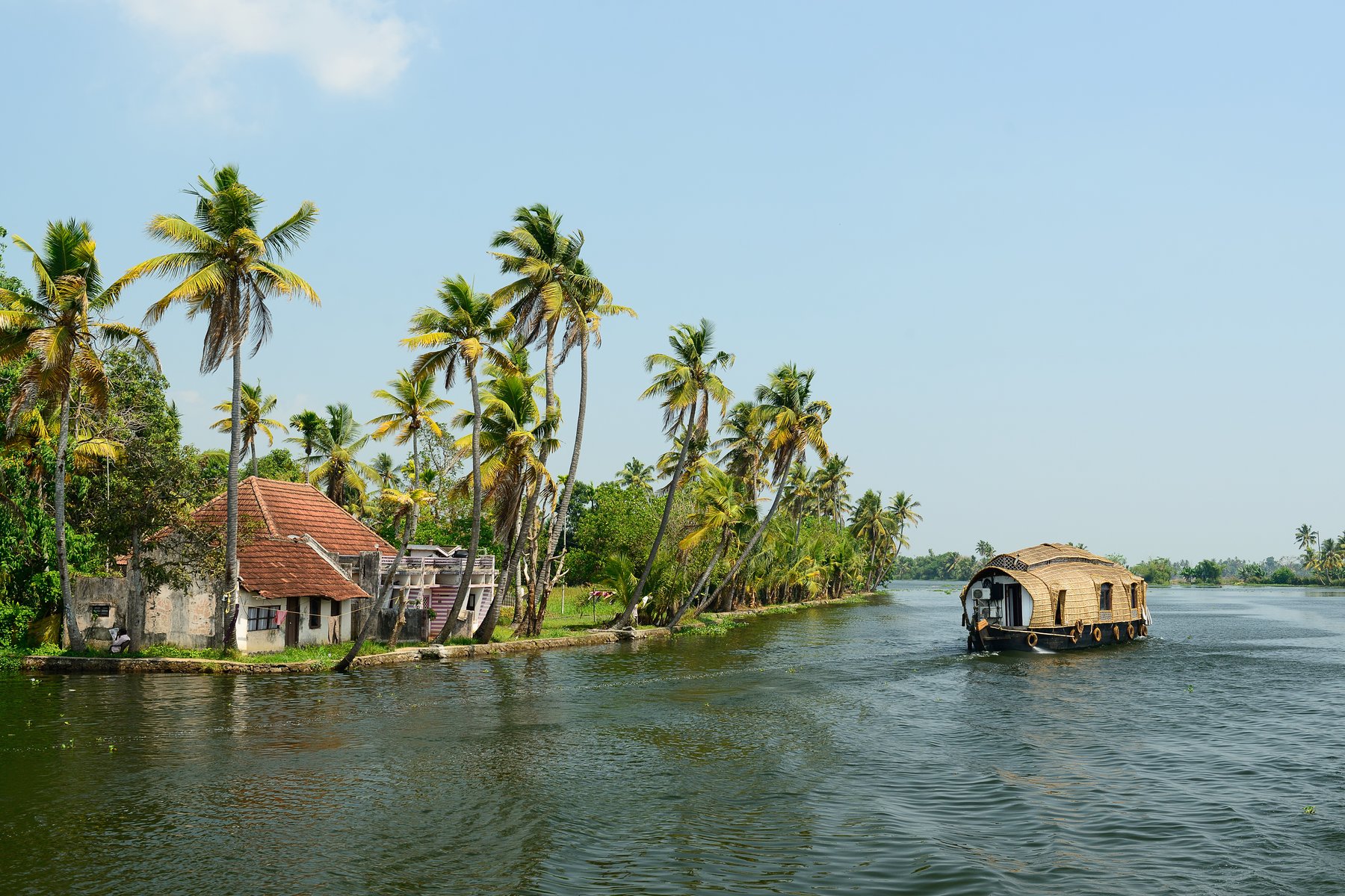Keralas berömda backwaters