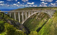 Bloukrans River mellan Tsitsikamma och Natures Valley