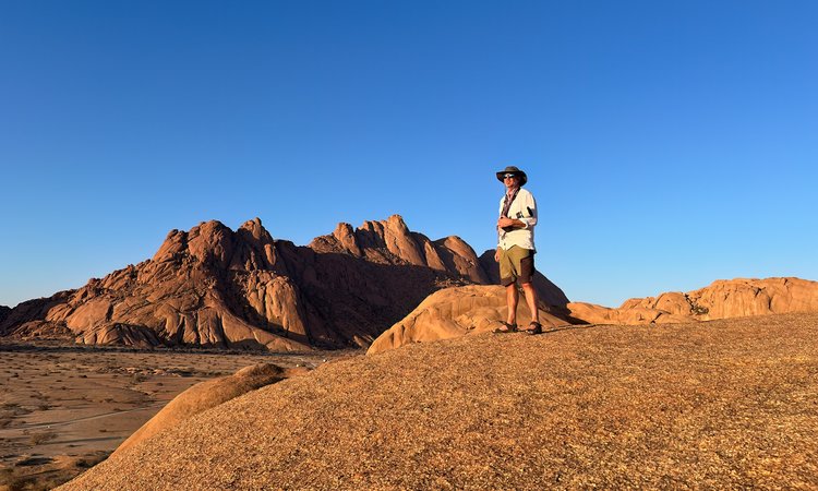 Tomas Rindå i Spitzkoppe