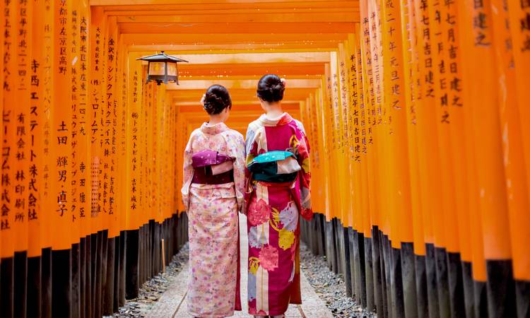 Inari shrine i Kyoto